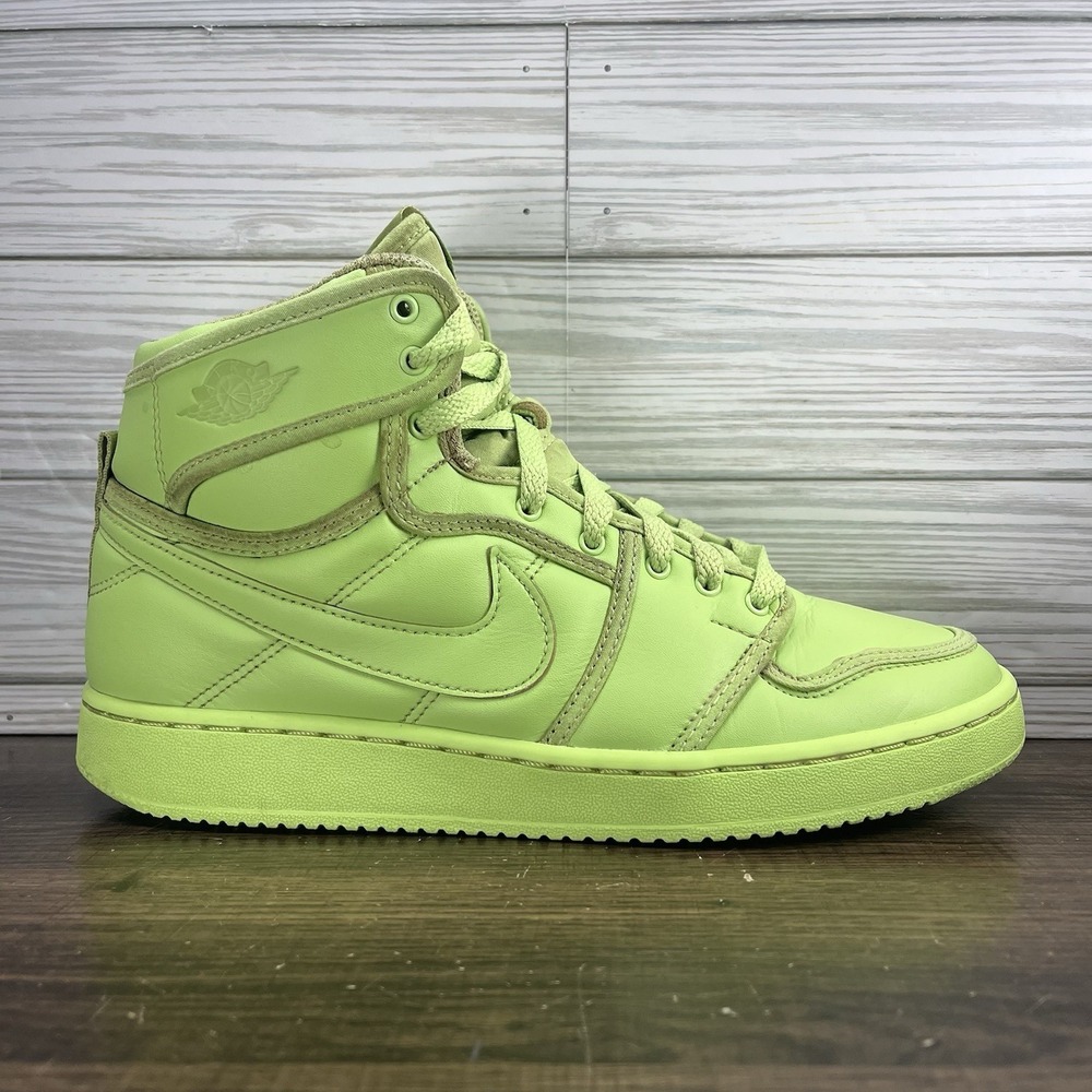 Nike Air Jordan 1 KO Volt Billie Ellish Women's Green Shoes - W 7.5